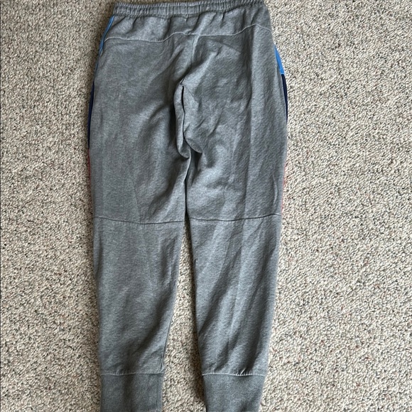BMW Puma Gray and Red Jogger Sweatpants Athletic Fit - Picture 3 of 4